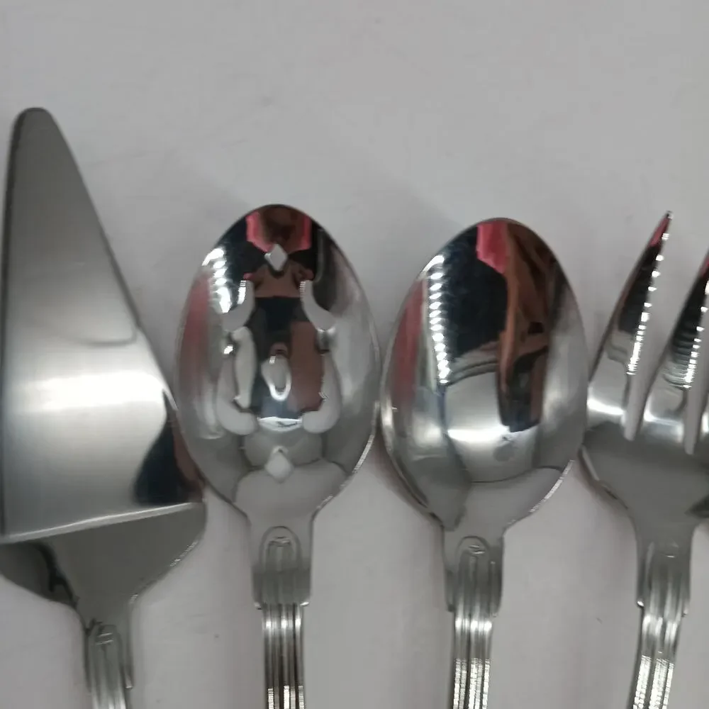 11X Gibson WATERBURY Hostess Set Serving Spoons Pie Server Ladle